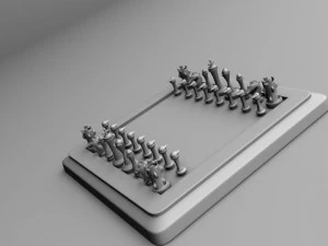 copo de xadrez Modelo 3D