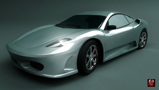 ferrari f430 3Dモデル .c4d .max .obj .3ds .fbx .stl .blend 