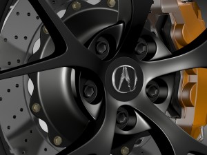 acura nsx wheel 2015 Modelo 3D