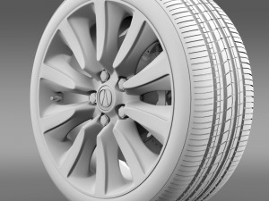 acura rlx sport hybrid wheel 3Dモデル