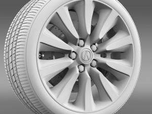 acura rlx sport hybrid wheel 3Dモデル
