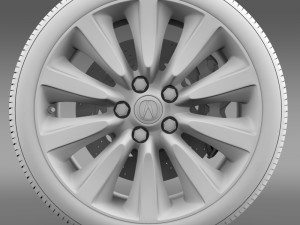 acura rlx sport hybrid wheel 3Dモデル