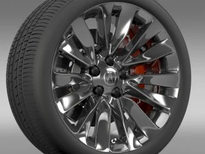 acura rlx wheel 3D Model