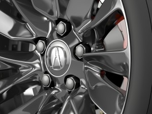 acura rlx wheel 3D 모델