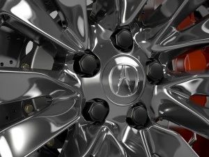 acura rlx wheel 3D Model