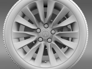 acura rlx wheel 3D 모델