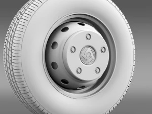 ashok leyland wheel 3D Model