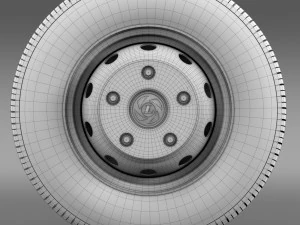 ashok leyland wheel 3D Model