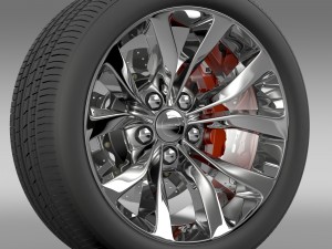 chrysler 300 limited 2015 wheel 3D 모델