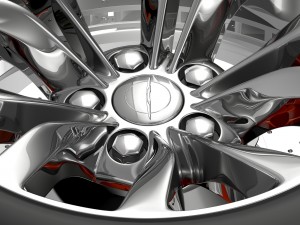 chrysler 300 limited 2015 wheel 3D 모델