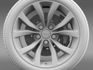 chrysler 300 limited 2015 wheel 3D 모델