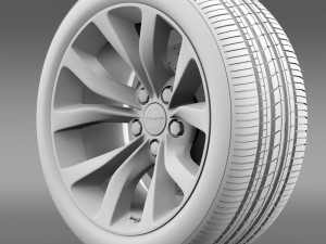 chrysler 300 limited 2015 wheel 3D 모델