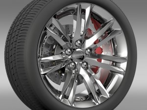 chrysler 300c 2015 wheel 3D Модель