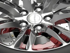 chrysler 300c 2015 wheel 3D Модель