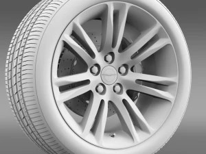 chrysler 300c 2015 wheel 3D Model