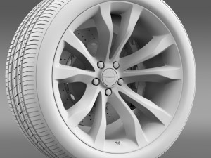 chrysler 300c platinum 2015 wheel Model 3D