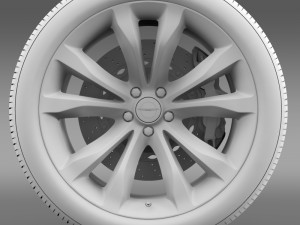 chrysler 300c platinum 2015 wheel Model 3D
