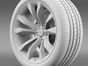 chrysler 300c platinum 2015 wheel Model 3D