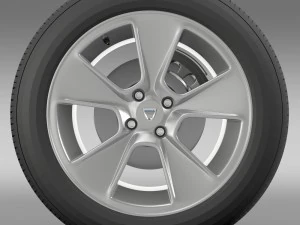 dacia logan wheel 3D Model