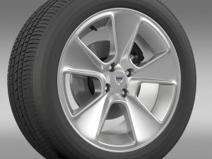 dacia logan wheel 3D 模型