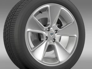 dacia logan wheel 3D Model