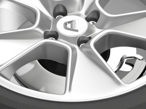 dacia logan wheel 3D 模型