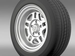 dodge challenger mopar wheel 3D Model