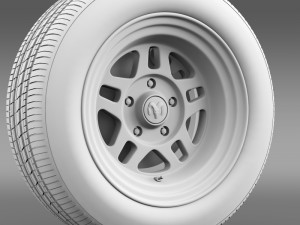dodge challenger mopar wheel 3D Model