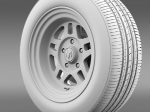 dodge challenger mopar wheel 3D Model
