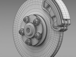 dodge challenger mopar wheel 3D Model