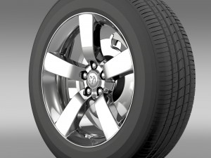 dodge t wheel Modelo 3D