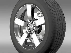 dodge t wheel 3D Model