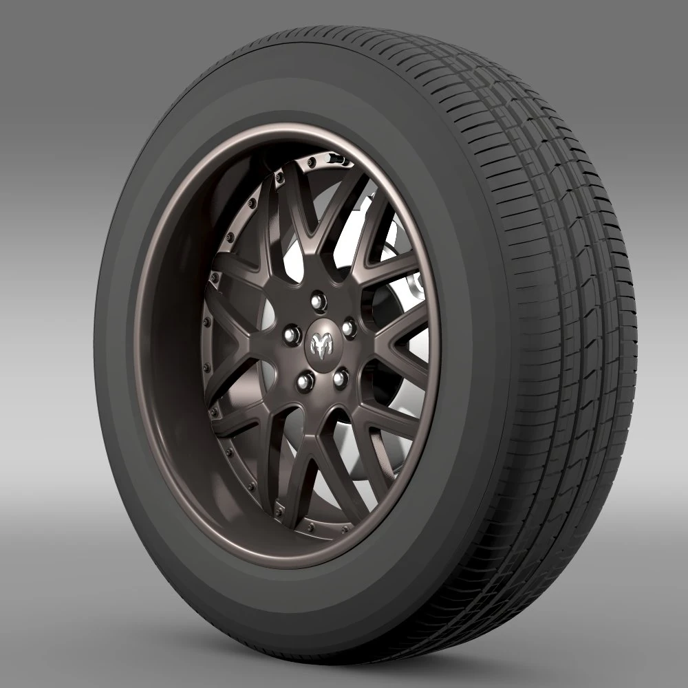 dodge vin diesel car wheel 3D Model .c4d .max .obj .3ds .fbx .stl .blend 