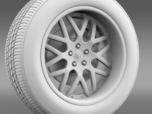 dodge vin diesel car wheel 3D Model