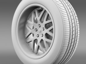 dodge vin diesel car wheel 3D Model