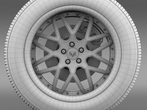 dodge vin diesel car wheel 3D Model