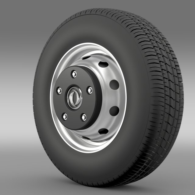dongfeng captain wheel 3D Модель .c4d .max .obj .3ds .fbx .stl .blend 