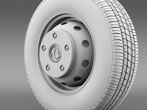 dongfeng captain wheel 3D Модель