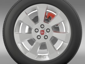 fiat doblo cargo wheel 2015 3D-Modell