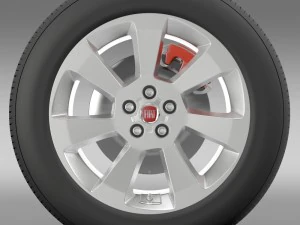 fiat doblo cargo wheel 2015 3D Model
