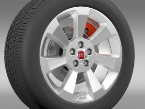fiat doblo cargo wheel 2015 3D-Modell