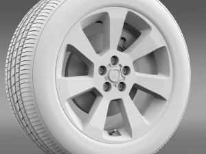 fiat doblo cargo wheel 2015 3D Model