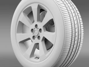fiat doblo cargo wheel 2015 3D Model