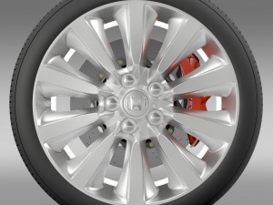 honda legend hybrid wheel 2015 3D Model