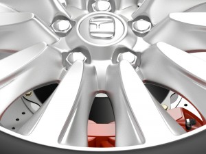 honda legend hybrid wheel 2015 3D Model