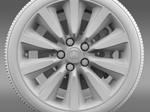honda legend hybrid wheel 2015 3D Model