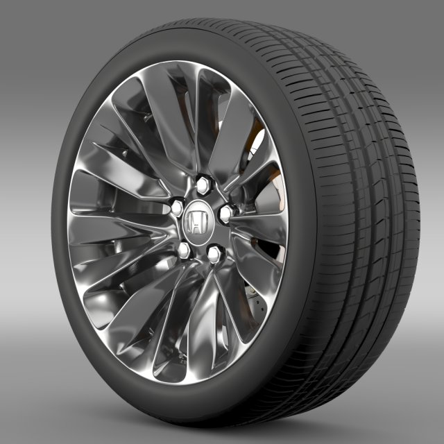 honda legend wheel 2015 3D Модель .c4d .max .obj .3ds .fbx .stl .blend 