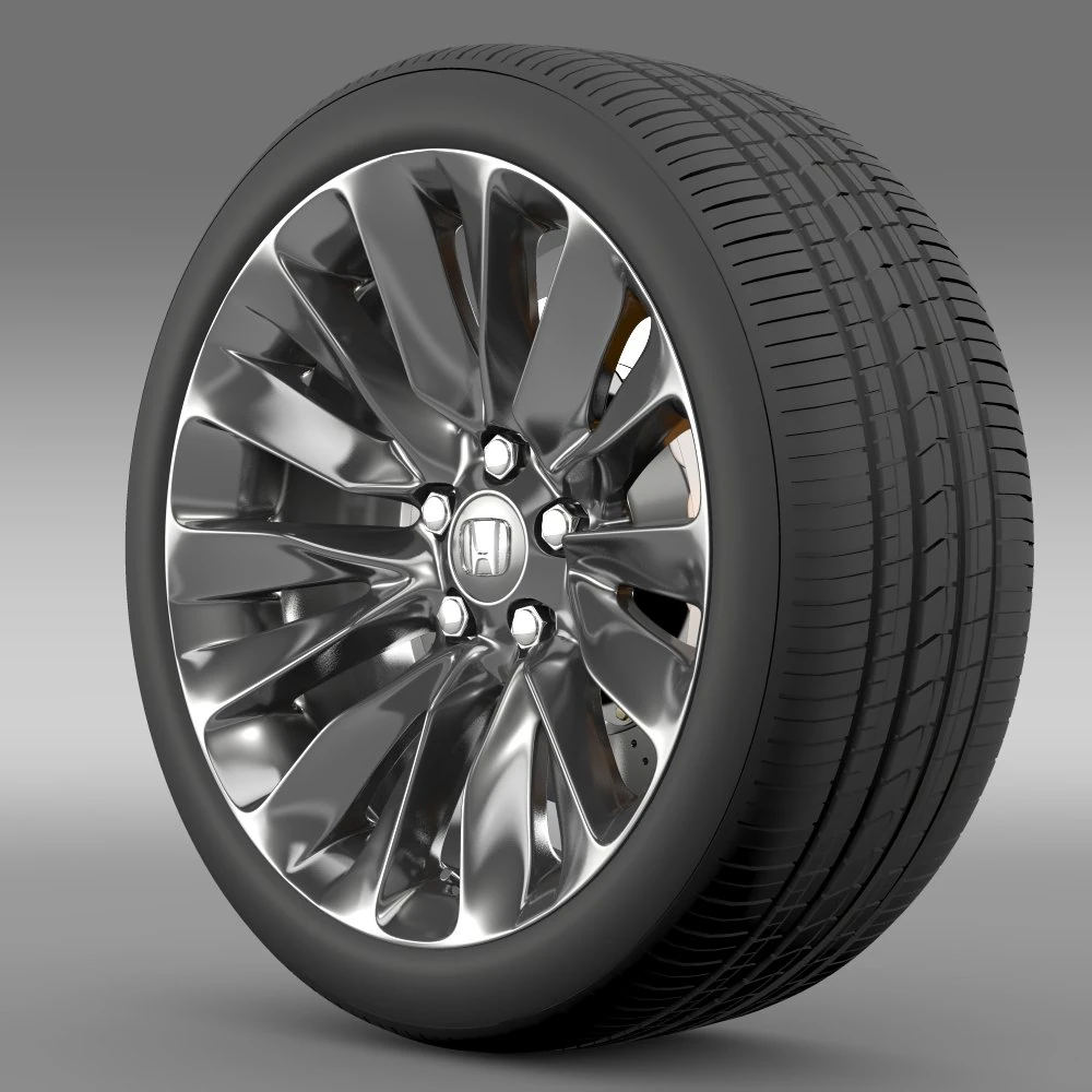 honda legend wheel 2015 3D Model .c4d .max .obj .3ds .fbx .stl .blend 