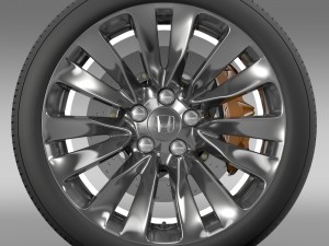 honda legend wheel 2015 3D Модель