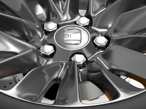 honda legend wheel 2015 3D Модель